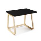 Escrivaninha Com Tampo Deslizante Hush - Natural/ Laca Preto