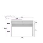 Escrivaninha Concept 2 Gavetas Linea Brasil