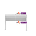 Escrivaninha Concept 2 Gavetas Linea Brasil