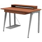 Escrivaninha Conect M Com 01 Gaveta Noce Amêndoa - Maqmóveis