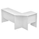 Escrivaninha De Canto 164,8x104,8cm Mdp Brv Móveis Branco