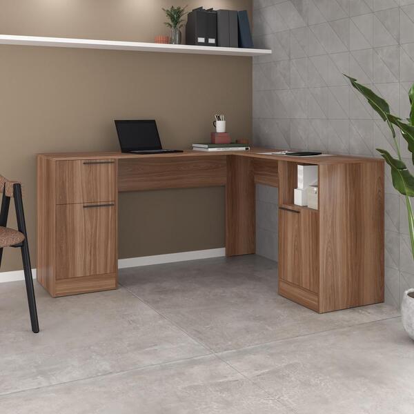 Escrivaninha De Canto 2 Portas 1 Gaveta Multimóveis Vcr25091