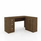 Escrivaninha De Canto 3 Gavetas 2 Portas Várias Cores Me4100