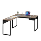 Escrivaninha De Canto Com Gav. Industrial 1,35x1,50 Netmobil