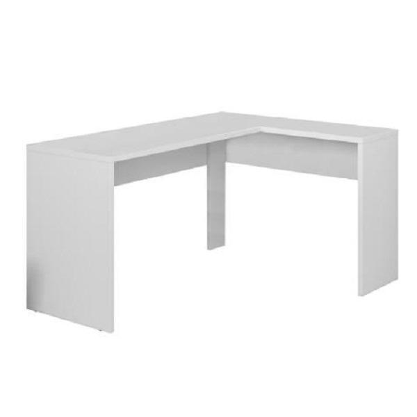 Escrivaninha De Canto Com Gaveteiro Presence Branco