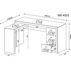 Escrivaninha De Canto Reversível Me4101 Tecno Mobili