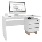 Escrivaninha De Escritório 3 Gavetas Politorno Los Angeles Br