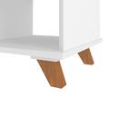 Escrivaninha De Escritório Em L Retrô Arkansas Freijó Grafito