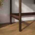 Escrivaninha De Madeira 2 Gavetas Office 110 Cm Cor Imbuia Ma