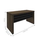 Escrivaninha De Trabalho Brent Charuto Preto