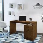 Escrivaninha Delta 1 Porta 1 Gaveta Avelã Ipê