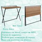 Escrivaninha Dobravel Estante 94x77 Cm Industrial 22x24 Pp