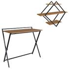 Escrivaninha Dobravel Nicho Losango 62x80 Cm Industrial 22x18