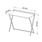 Escrivaninha Dobrável Paricel Grafite