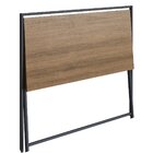 Escrivaninha Dobrável Paricel Preta E Mel