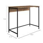 Escrivaninha Dobrável Steel Vermont E Preta