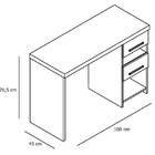Escrivaninha Duna New Rústic - Germai Móveis