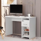 Escrivaninha Duna Wood Branco – Giga Móveis