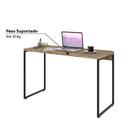 Escrivaninha Dynamica Industrial 120 Cm - Carvalho/preto