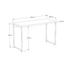 Escrivaninha Dynamica Industrial 120 Cm - Carvalho/preto