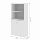 Escrivaninha E Armario Estante Filipinas Branco