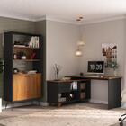 Escrivaninha E Estante Bruxelas Freijo Preto