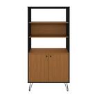 Escrivaninha E Estante Bruxelas Freijo Preto