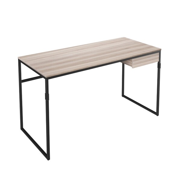 Escrivaninha E Estante Estilo Industrial Elisa Novabras Carva