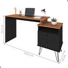 Escrivaninha E Estante Fátima Freijó Preto