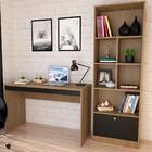 Escrivaninha E Estante Livreiro Para Escritorio B30 Novam