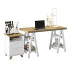 Escrivaninha E Gaveteiro Lisboa Olmo Branco