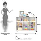 Escrivaninha E Nicho Toys Cadeira Charles Preto