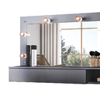 Escrivaninha E Penteadeira Camarim Suspensa Arisa Com Espelho