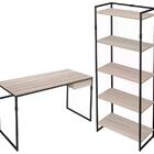 Escrivaninha Elisa E Estante Estilo Industrial Nb Milani Store