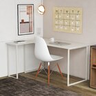 Escrivaninha Em L 105x135cm Smart Movenord Argila/argila