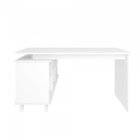 Escrivaninha Em L  Gold 2 Gavetas 5 Nichos Com Gaveteiro 3 Ga