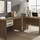 Escrivaninha Em L Alemanha/genebra Freijó/off White - Rv Móve