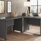 Escrivaninha Em L Alemanha/genebra Grafite - Rv Móveis