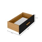 Escrivaninha Em L Com 6 Gavetas Cômoda Leonie Yescasa Freijó