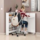 Escrivaninha Em L Estrela Branca