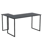 Escrivaninha Em L Industrial 105cmx135cm Smart Movenord Preto