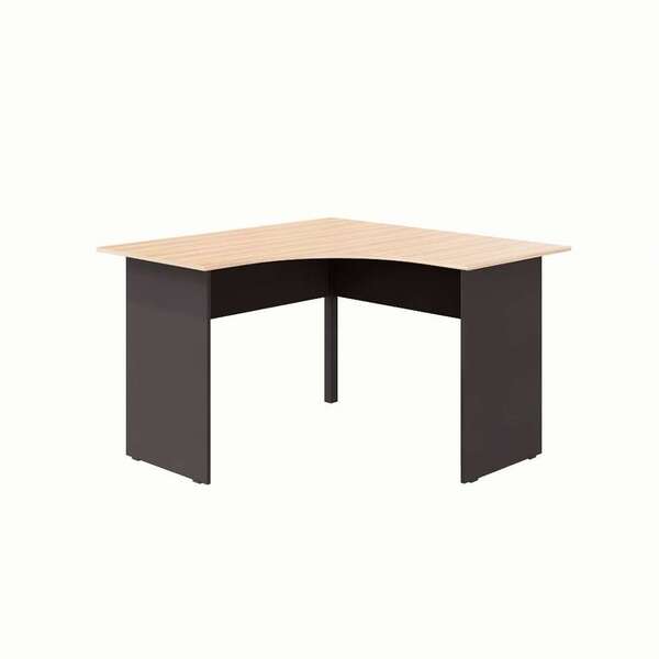 Escrivaninha Em L New City Calvi E Preta 120 Cm