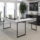 Escrivaninha Em L Olaf Branco Preto