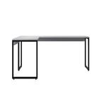 Escrivaninha Em L Olaf Branco Preto