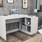 Escrivaninha Em L Ou Reta Com Moove 4 Nichos 160cm Appunto Br