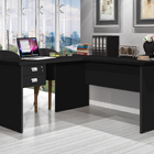 Escrivaninha Em L Para Escritório Duas Gavetas E Uma Chave Ta