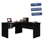 Escrivaninha Em L Taurus Com 2 Gavetas J E A Moveis