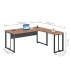 Escrivaninha Em L Vert Noce Preto