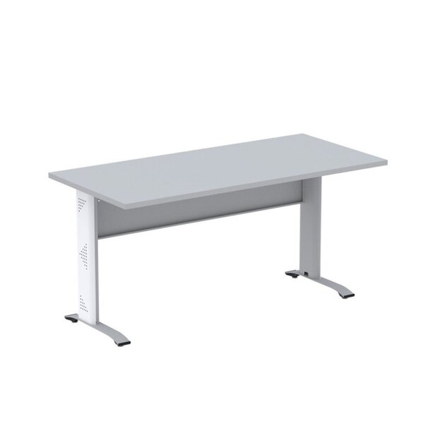 Escrivaninha Em Madeira150cm X 70cm M150/70at Aretto Cinza/br