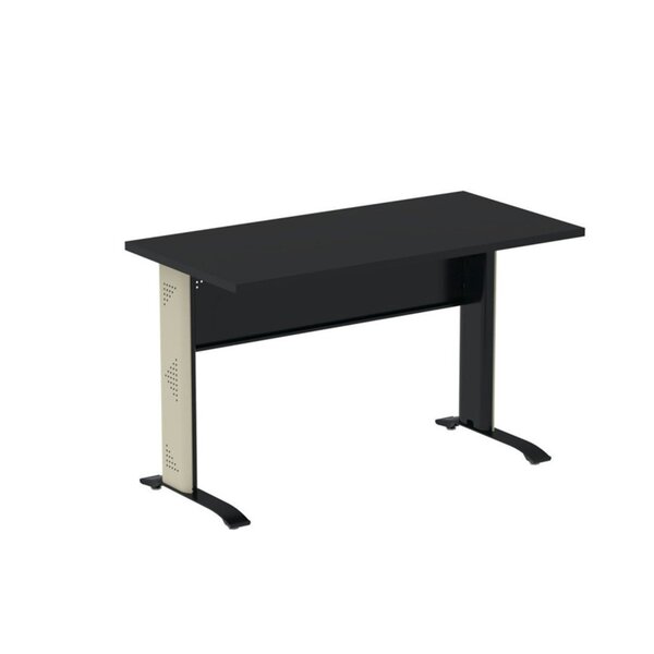 Escrivaninha Em Madeira 90x60cm M1900at Aretto Preto/bege